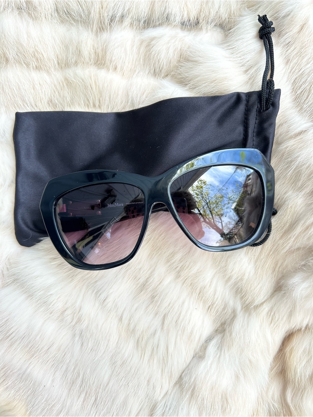 Max Mara Black Hawaii I Sunglasses, OS